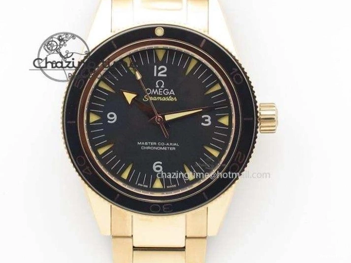 0805 De Ville Hour Vision Co-Axial 41mm SS V6F Best Edition Black Dial On SS Bracelet A BestValue 8277